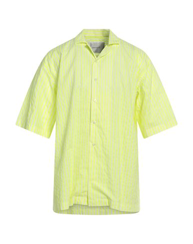 Bagutta Man Shirt Yellow Size 15 Cotton