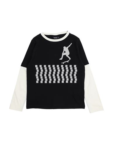 Yporqué Babies'  Toddler T-shirt Black Size 6 Cotton