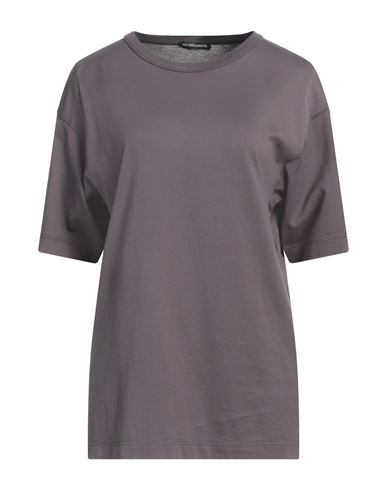 Shop Ann Demeulemeester Woman T-shirt Grey Size M Cotton