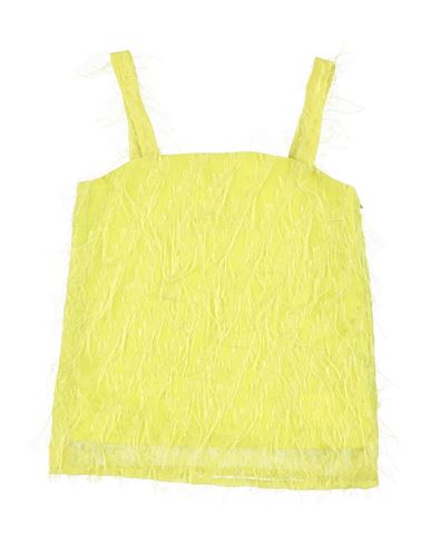 Vicolo Toddler Girl Top Acid Green Size 6 Polyester In Green