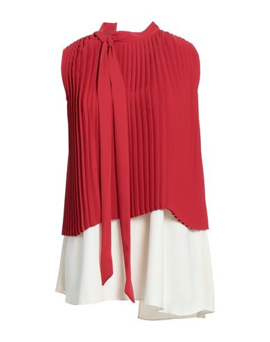 Mm6 Maison Margiela Woman Top Red Size 6 Polyester