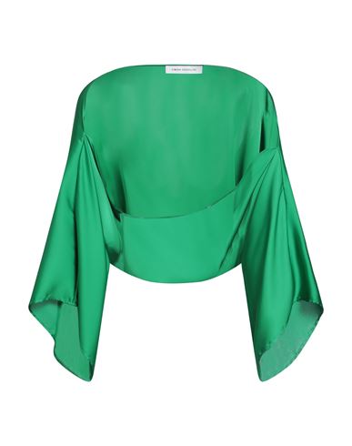 Simona Corsellini Woman Shrug Green Size Onesize Polyester
