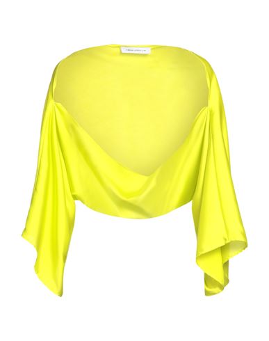 Simona Corsellini Woman Shrug Acid Green Size Onesize Polyester In Yellow