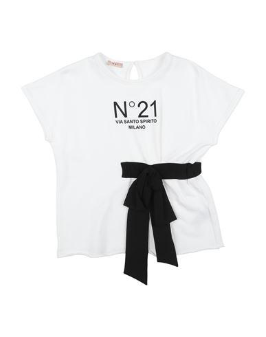 N°21 Babies' Toddler Girl Sweatshirt White Size 6 Cotton, Polyester