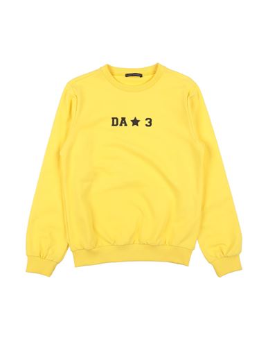 DANIELE ALESSANDRINI DANIELE ALESSANDRINI TODDLER BOY SWEATSHIRT YELLOW SIZE 6 COTTON, ELASTANE 