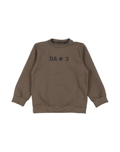 Shop Daniele Alessandrini Toddler Boy Sweatshirt Military Green Size 6 Cotton, Elastane
