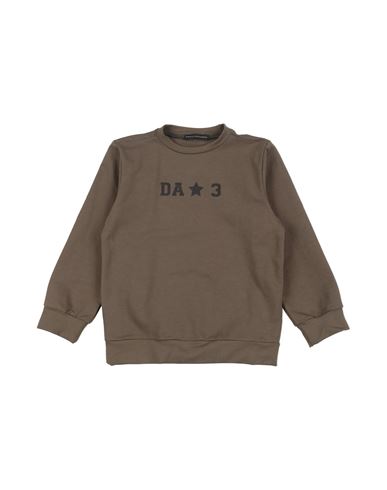 DANIELE ALESSANDRINI DANIELE ALESSANDRINI TODDLER BOY SWEATSHIRT MILITARY GREEN SIZE 6 COTTON, ELASTANE 