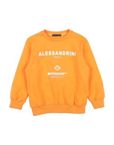 Shop Daniele Alessandrini Toddler Boy Sweatshirt Orange Size 6 Cotton, Elastane