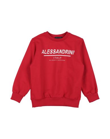 Shop Daniele Alessandrini Toddler Boy Sweatshirt Red Size 6 Cotton, Elastane