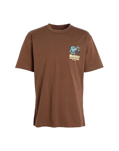 Market Sanitation Dept T-shirt Man T-shirt Brown Size Xl Cotton