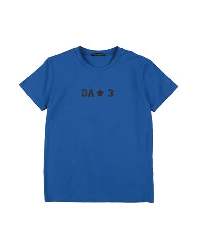 Daniele Alessandrini Toddler Boy T-shirt Blue Size 6 Cotton, Elastane In Blue