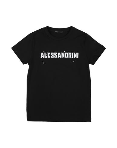 Shop Daniele Alessandrini Toddler Boy T-shirt Black Size 4 Cotton, Elastane