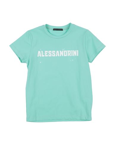 Shop Daniele Alessandrini Toddler Boy T-shirt Turquoise Size 6 Cotton, Elastane In Blue