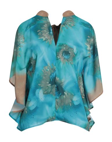 Siste's Woman Top Turquoise Size S Polyester In Blue