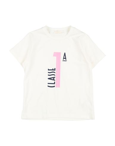 Alviero Martini 1a Classe Junior Toddler Girl T-shirt Cream Size 6 Cotton, Elastane In White