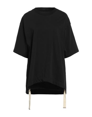 Khrisjoy Woman T-shirt Black Size 2 Cotton
