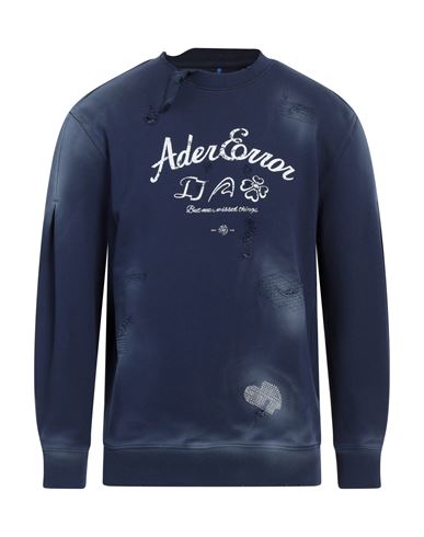 Ader Error Unbalanced Sweatshirt In Blue