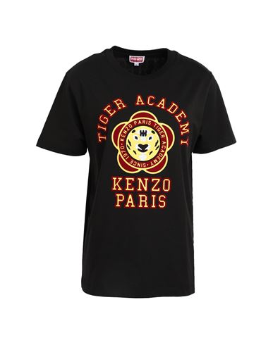 Shop Kenzo Woman T-shirt Black Size Xl Organic Cotton