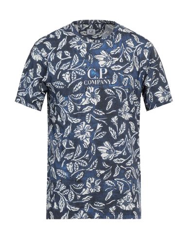 C.p. Company C. P. Company Man T-shirt Navy Blue Size L Cotton