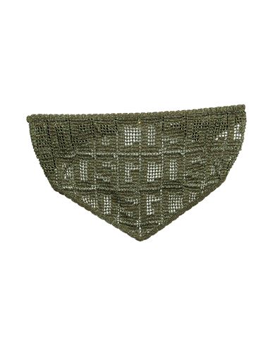 Gcds Woman Top Green Size S Viscose, Polyester, Metal