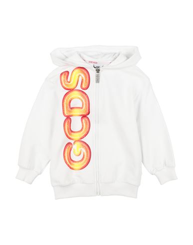 Gcds Mini Toddler Boy Sweatshirt White Size 6 Cotton, Elastane In White