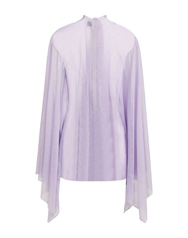 Laquan Smith Woman Top Lilac Size S Recycled Rayon, Nylon, Recycled Elastane, Elastic Fibres In Purple