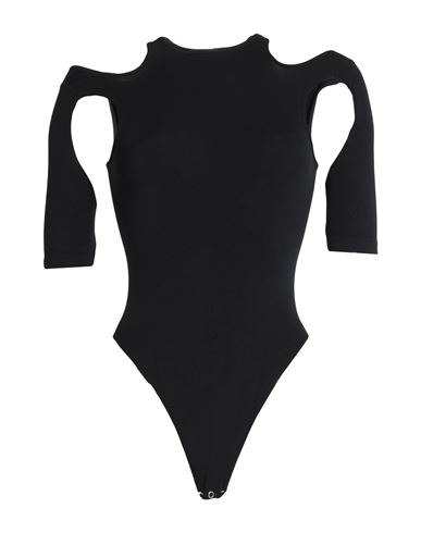 Andreädamo Andreādamo Woman Bodysuit Black Size S/m Polyamide, Elastane