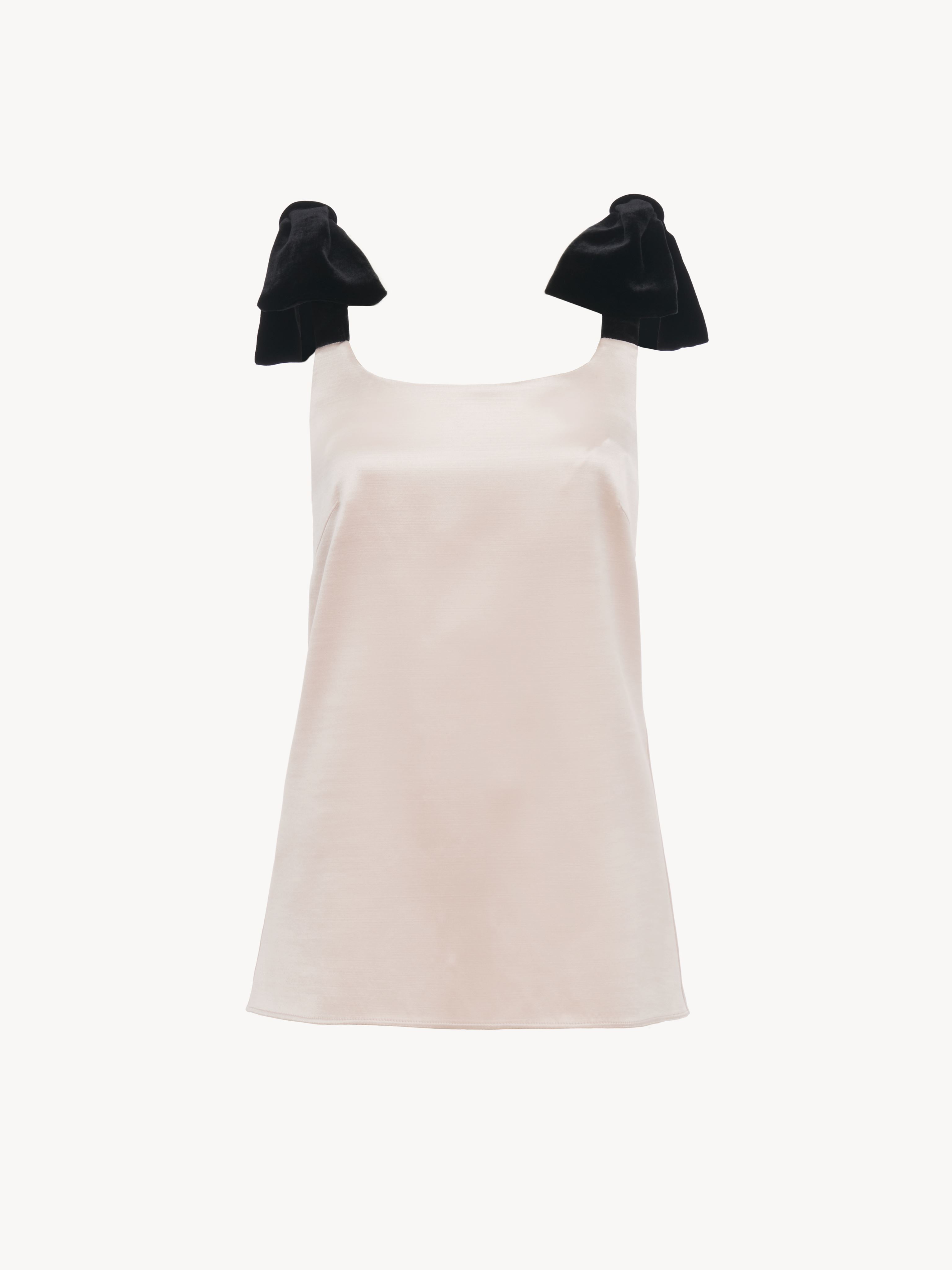 Chloé Powder Pink Satin Top In Pink