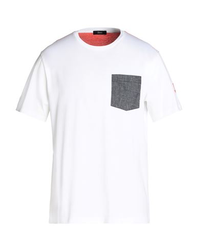 Herno Patched Pocket T-shirt In White