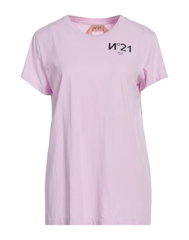 N°21 Woman T-shirt Pink Size 8 Cotton