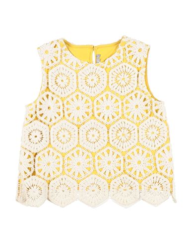Il Gufo Toddler Girl Top Ivory Size 5 Cotton In White