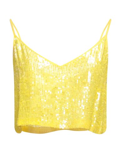P.a.r.o.s.h P. A.r. O.s. H. Woman Top Yellow Size S Viscose, Pvc - Polyvinyl Chloride