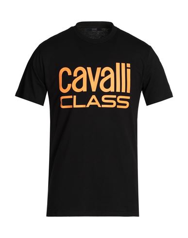 Cavalli Class Man T-shirt Black Size 3xl Cotton