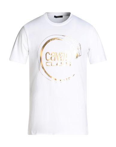 Cavalli Class Man T-shirt White Size 3xl Cotton