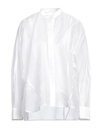 Jil Sander Woman Shirt White Size 6 Cotton