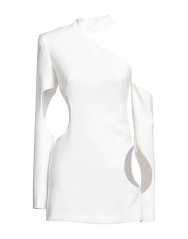 Shop Monot Mônot Woman Mini Dress White Size 2 Polyester