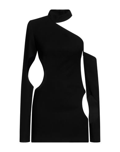 Shop Monot Mônot Woman Mini Dress Black Size 6 Polyester
