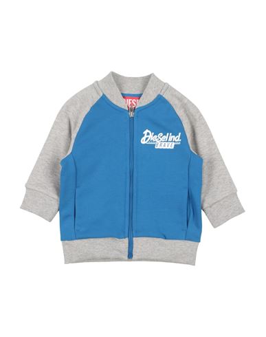 Shop Diesel Newborn Boy Sweatshirt Blue Size 3 Cotton