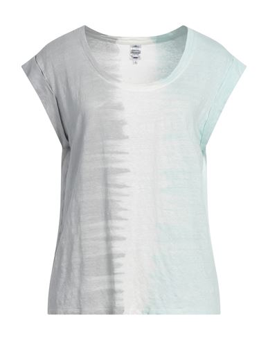 Shop Bonneterie Universel Woman T-shirt Light Green Size 2 Linen, Elastane