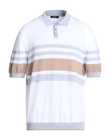 Peserico Man Polo Shirt White Size 44 Cotton
