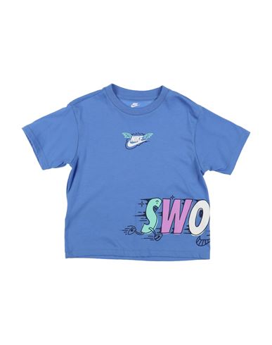Shop Nike B Nsw Art Rlxd Ss Gfx Toddler Boy T-shirt Light Blue Size 7 Cotton, Polyester
