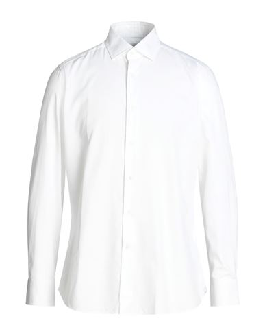 Bagutta Man Shirt White Size 16 Cotton