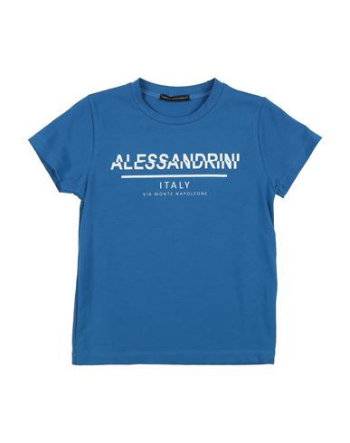 Shop Daniele Alessandrini Toddler Boy T-shirt Azure Size 6 Cotton, Elastane In Blue