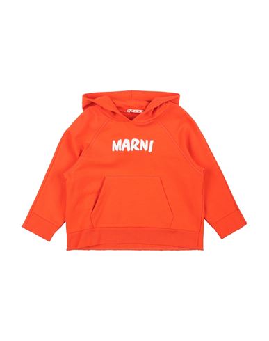Marni Toddler Girl Sweatshirt Orange Size 6 Cotton In Orange