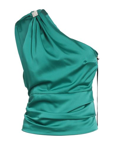 Nineminutes Woman Top Emerald Green Size 4 Polyester, Elastane