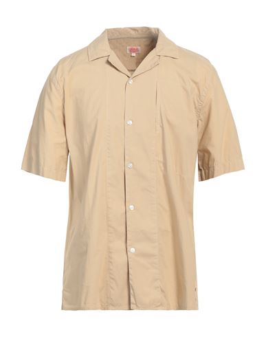 Shop Armor-lux Man Shirt Beige Size L Cotton