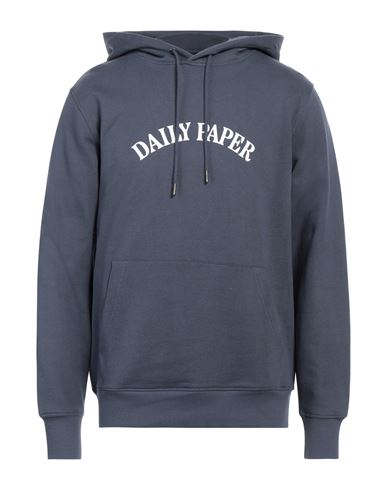 Daily Paper Man Sweatshirt Slate Blue Size M Cotton