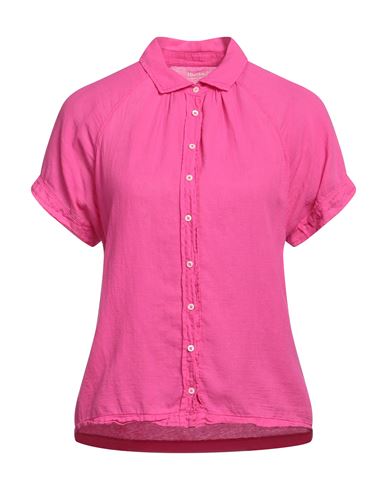 Hartford Woman Shirt Fuchsia Size 0 Cotton In Pink