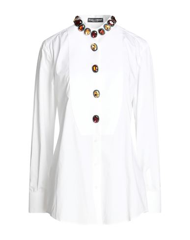 Dolce & Gabbana Woman Shirt White Size 6 Cotton