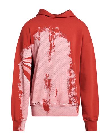 A-cold-wall* Man Sweatshirt Rust Size L Cotton, Elastane In Red